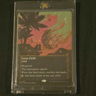 Lotus Field (0158) (Borderless) (Galaxy Foil) Edge of Eternities: Stellar Sights - Image 1 of 4