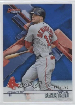 2018 Bowman's Best Blue Refractor /150 Andrew Benintendi #22 - Image 1 of 2