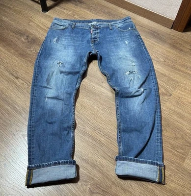 Dsquared2 Italy Slim Distressed Jeans Denim sz 36 52 cool guy - Image 1 of 4