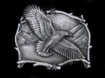 TG09103 VINTAGE 1995 **ÁGUILA CALVA AMERICANA** HEBILLA DE CINTURÓN CONMEMORATIVA Foto 1 de 2