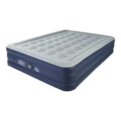Serta Air Mattress Inflatable Portable QUEEN 16" Rechargeable with Electric Pump - Image 1 of 4