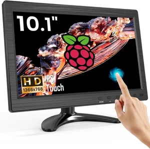 10" IPS Security Monitor 1366*768 Touchscreen Built-in Speakers For Camera CCTV - Picture 1 of 8