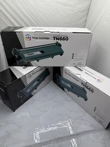 Toner Cartridge Replacement for Brother TN-660 HighYield 3pack BOUGHT BY MISTAKE - Picture 1 of 6