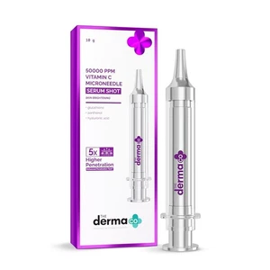 The Derma Co 50000 PPM Vitamina C Microneedle Suero Facial Inyección 5x Superior 10gm - Imagen 1 de 8