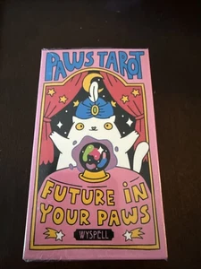 NEU Pfoten Tarot: Zukunft in deinen Pfoten Tarot 78 Karten Deck Wyspell Sealed Katzenliebhaber - Bild 1 von 11