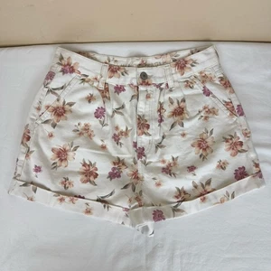 American Eagle hochtailliert Blumen Denim Shorts Größe 6 - Bild 1 von 13