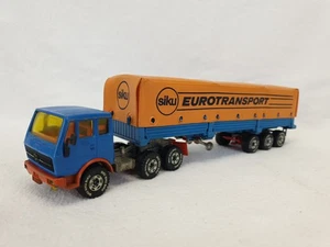 Siku® 3412 Mercedes Benz 2232 autoarticolato con telone Eurotransport arancione 1:55 - Foto 1 di 20