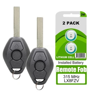2 For BMW 323i 323Ci 325i 525i 530i 545i X3 X5 Z4 Remote Control Key Fob LX8 FZV - Picture 1 of 8