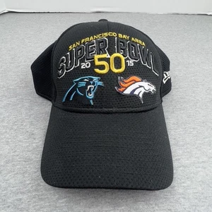 NFL New Era Super Bowl 50 Gorra Ajustable Gorra Panteras - Broncos 2015 - Imagen 1 de 7