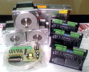 Cnc 3 axis NEMA34 3.5N.m Stepper Micro step motor Drive PC Control Kit for Mach3 - Picture 1 of 1