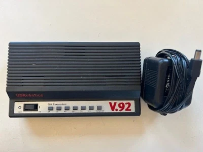 US Robotics 5686G V.92  56K External Fax Modem w Power Adapter - Image 1 of 2