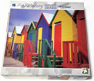 Fish Hoek Strandhütten Kapstadt Südafrika 1000 Teile Puzzle NEU - Bild 1 von 2
