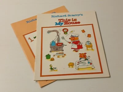 Vintage Richard Scarry's Books X2 Early Learning - Image 1 of 4