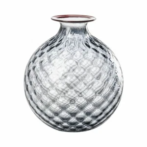 Venini Balloton - Vase Monofiore Balloton Uva Wire Red 100.29 Venini - Big - Picture 1 of 2