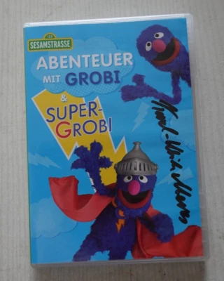 Karl-Ulrich Meves DVD Super Grobi Original Autogramm Sesamstrasse signiert rar - Bild 1 von 2