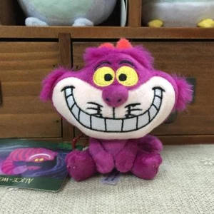 Disney Cheshire Cat Alice in Wonderland keychain Key Ring Plush toy - Picture 1 of 4