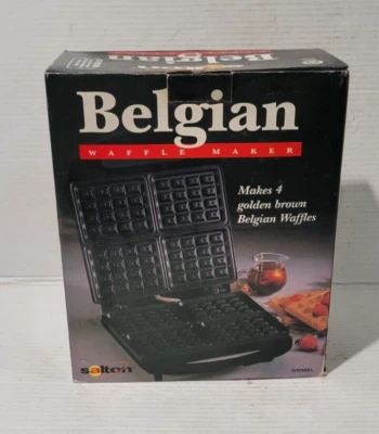 Gofrera eléctrica belga Salton 1999 modelo WM9BEL en caja Foto 1 de 4