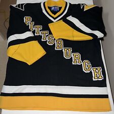 Starter Pittsburgh Penguins Jersey Vtg 90s Nhl Hockey Sewn Size Xl