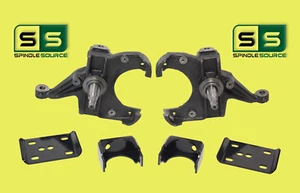 3"Front 6" Rear Drop Kit FOR 1973 - 1987 Chevrolet Chevy GMC C10 C15 1.25"Rotors - Picture 1 of 2