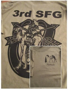 3rd Special Forces Group NOMADS T-Shirt Large US Military Collectable Original - Picture 1 of 3