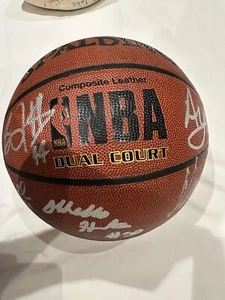 Atlanta Hawks Team Signed Basketball Al Horford Josh Smith Johnson Spalding New - Picture 1 of 7
