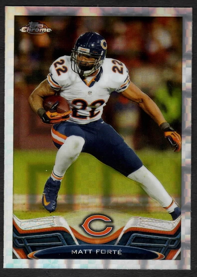 2013 Matt Forte Topps Chrome Football XFactor Refractor Bears #133 - Image 1 of 2