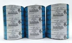Zebra 4.33" x 1476' Performance 5319 Genuine OEM Ribbon 05319BK11045 - 3 Rolls - Picture 1 of 7