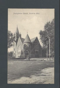 Postkarte 1909 Fostoria OH Die presbyterianische Kirche - Bild 1 von 1