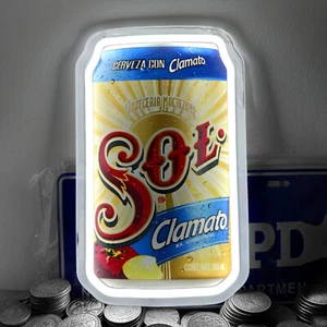 SOL BIER Getränkedose LED Leuchtreklame für Geschenk Sport Kneipe Laden Club Dekor 12"x7" G1 - Bild 1 von 5