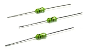 Inductance 100 uH (microhenry) Fixed Axial Inductors Color Ring (10 pieces) - Picture 1 of 2