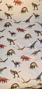 1 M.LITTLE JOHNNY  DISNEY DINOSAUR DESIGHN DIGITAL 100 % cotton Fab 60 W. - Picture 1 of 7
