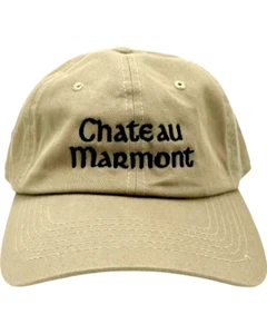 5-Star Chateau Marmont Hotel Baseball Cap Unisex Adult O/S Tan Brown - Picture 1 of 13