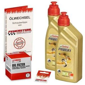 Yamaha XT 600, 84-86, 43F Castrol Power1 10w40 Öl OEM Ölfilter Motorölset - Bild 1 von 1