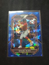 2023 Panini Prizm BLUE CRACKED ICE #146 MIGUEL BLEIS. Boston Red Sox
