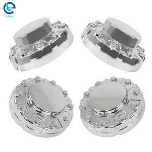 Chrome Wheel Center Hub Caps For Dodge Ram 4500 5000 2019-2021 2*Rear 2*Front - Picture 1 of 18