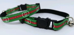 COLLAR GATO NUEVO con campana ajustable Hecho en Inglaterra. - Imagen 1 de 3