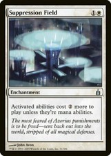 1X Suppression Field Ravnica: City of Guilds NM/EX Chinese MTG CARD