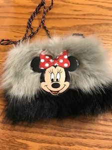 Disney Minnie Mouse Girls Faux Fur Purse - Picture 1 of 6