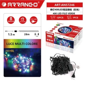 Luci di Natale 400 led luce multicolore - Foto 1 di 1