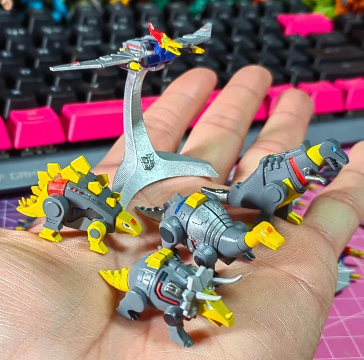 pre-slae пинтовый минимум MINI Dinoking Grimlock Sludge Swoop Snarl Slag набор - Изображение 1 из 4