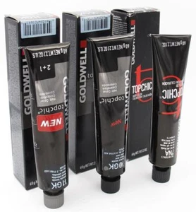 Goldwell Topchic Permanent Hair Color 2.1 oz Tube You Choose from 27 Shades NEW - Picture 1 of 4