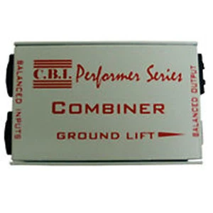 4 Pack CBI Combiner 2 Female XLR in to 1 Male XLR Out - Ground Lift Switch - Picture 1 of 1