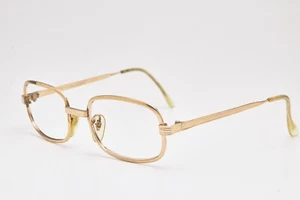 1980s vintage 12k gold eyeglasses METALFLEX eyeglasses small size oval frame - Picture 1 of 17