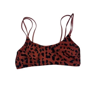 H & M Cheetah Bikini Top - Size 4 - Picture 1 of 7