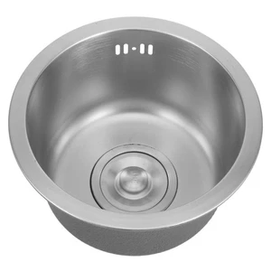 Fregadero de acero inoxidable mini fregaderos recipiente cuadrado concesión exterior - Imagen 1 de 12