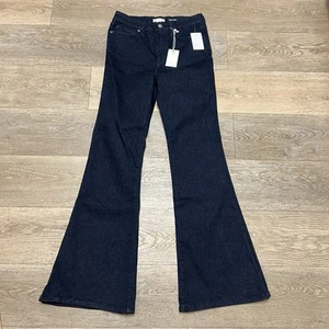 NEW Good American Always Fits Good Legs Flare Jeans In Indigo For Women's 6-12 - Picture 1 of 17