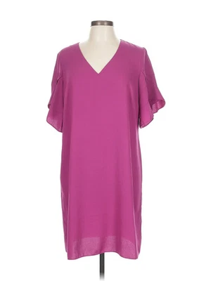Jaclyn Smith Women Purple Casual Dress L - Image 1 of 4