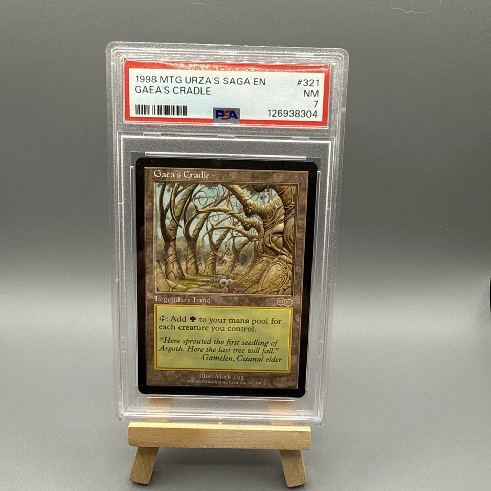 Gaea's Cradle Urza's Saga Regular PSA 7 - Image 1 of 1