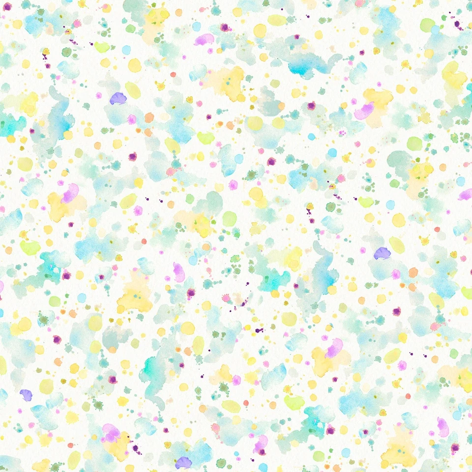 Pastel Paint Splatter 108" fabric by P&B Textiles, 05786-TY, Sally's Speckle - Image 1 of 1