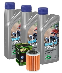 Juego de mantenimiento de aceite de motor Rock Oil CFMOTO Cforce 450 520 Synthesis 10W40 + HF152 - Imagen 1 de 1